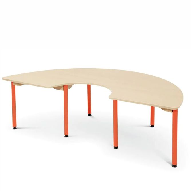 C-Form Tisch 180 x 90 cm laminiert, 5 Farben, 7 Höhen